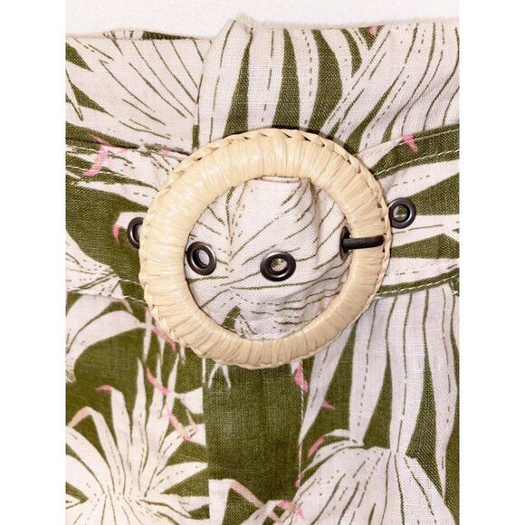 Tahari Linen Shorts Belted Size Small - Picture 3 of 6